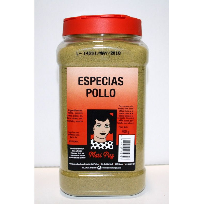 ESPECIAS POLLO BOTE 12/900g